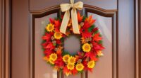 autumn door wreaths collection