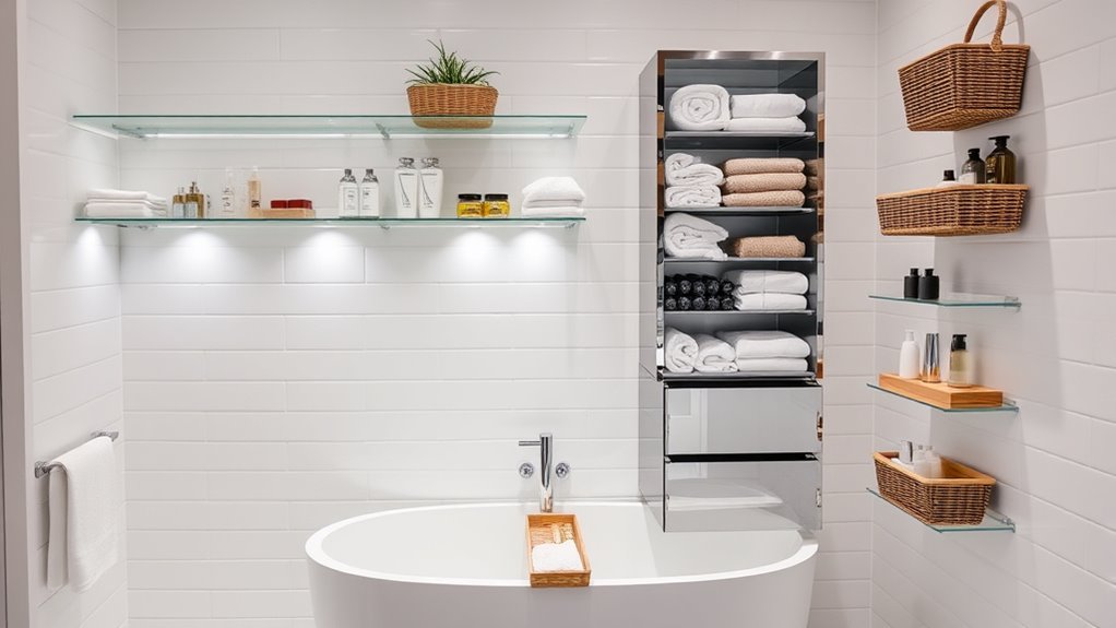 bathroom storage organization tips