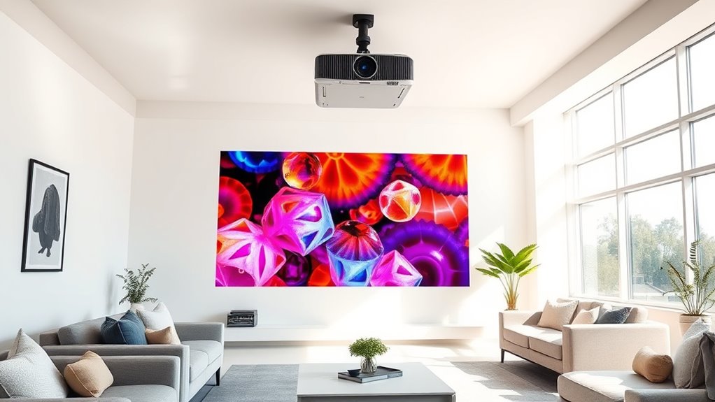 bright room projection considerations