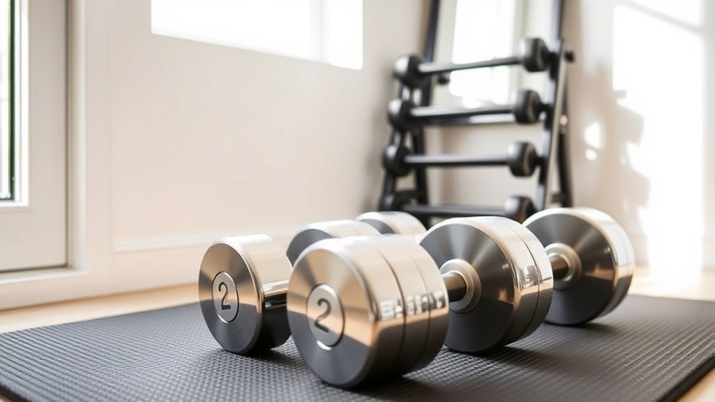 choosing suitable home dumbbells
