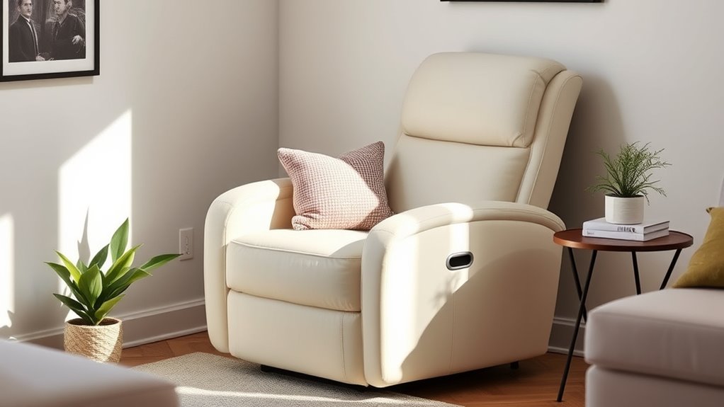 compact stylish recliner options