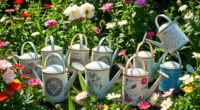 elegant garden watering cans