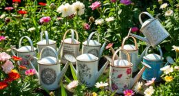 elegant garden watering cans