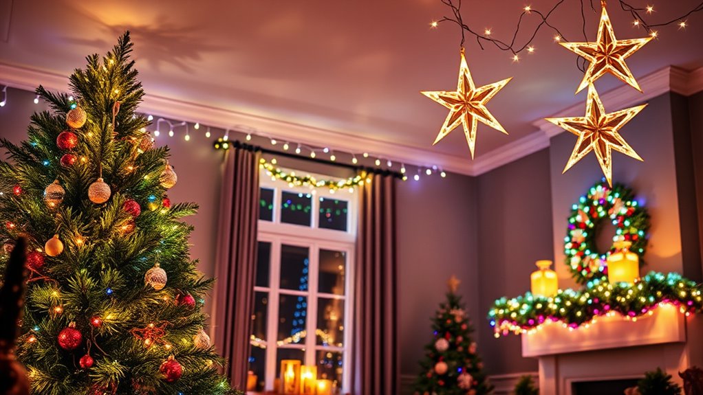 indoor christmas light ideas