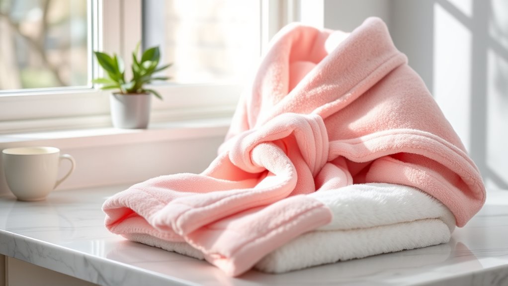 luxurious plush robes for women