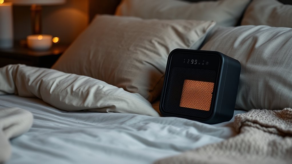 quiet bedroom space heaters