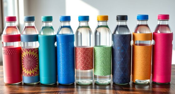 stylish durable glass bottles