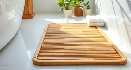 stylish functional bamboo mats