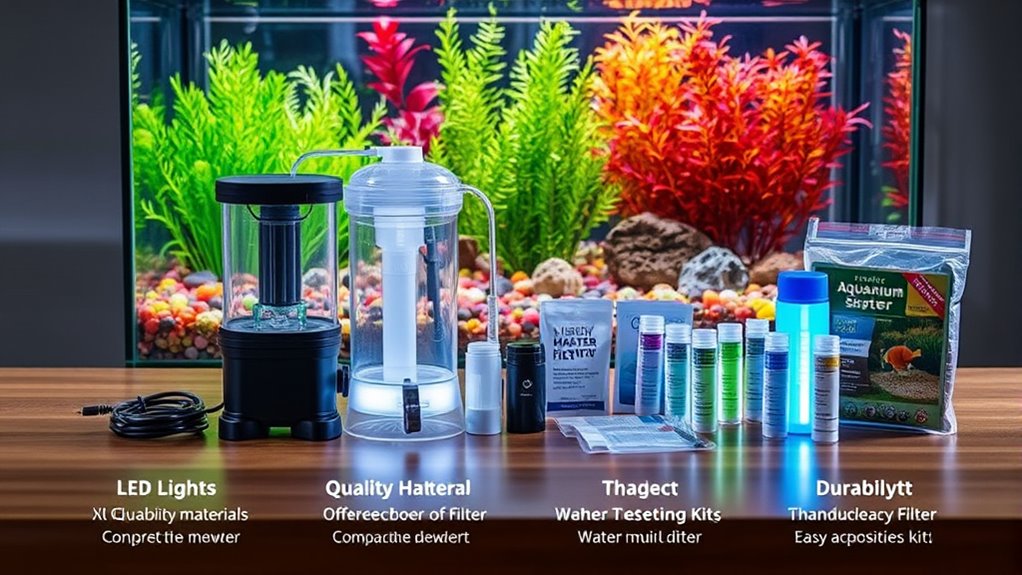 tank size and equipment