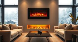 top 15 stylish electric fireplaces