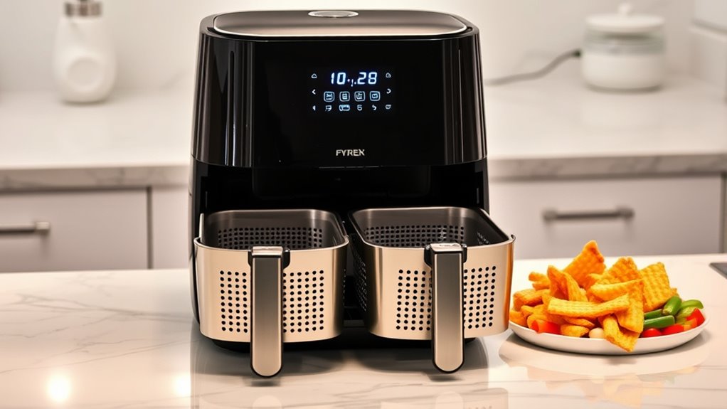 top dual basket air fryers