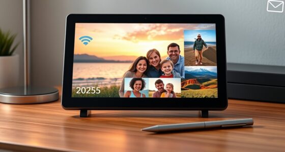 top email enabled digital frames