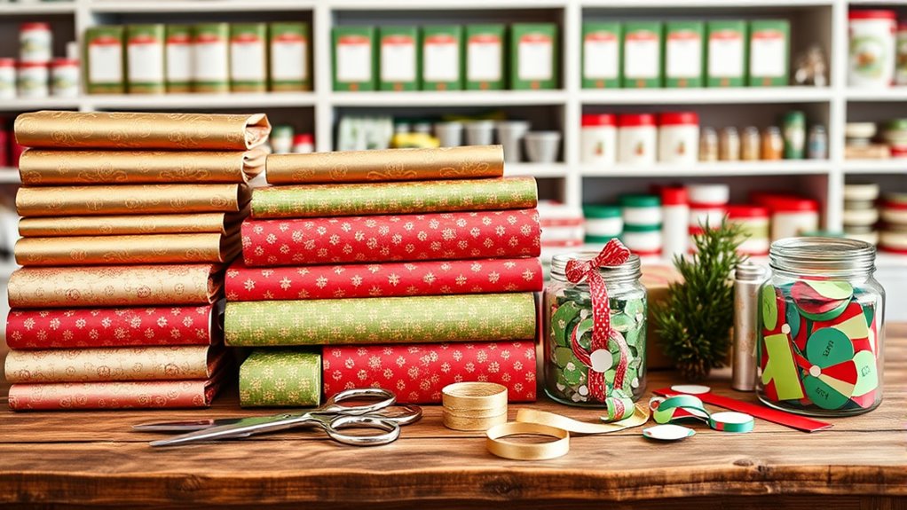 top gift wrapping station ideas