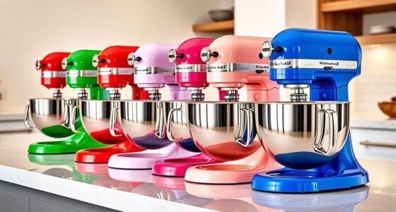 top kitchenaid mixer colors