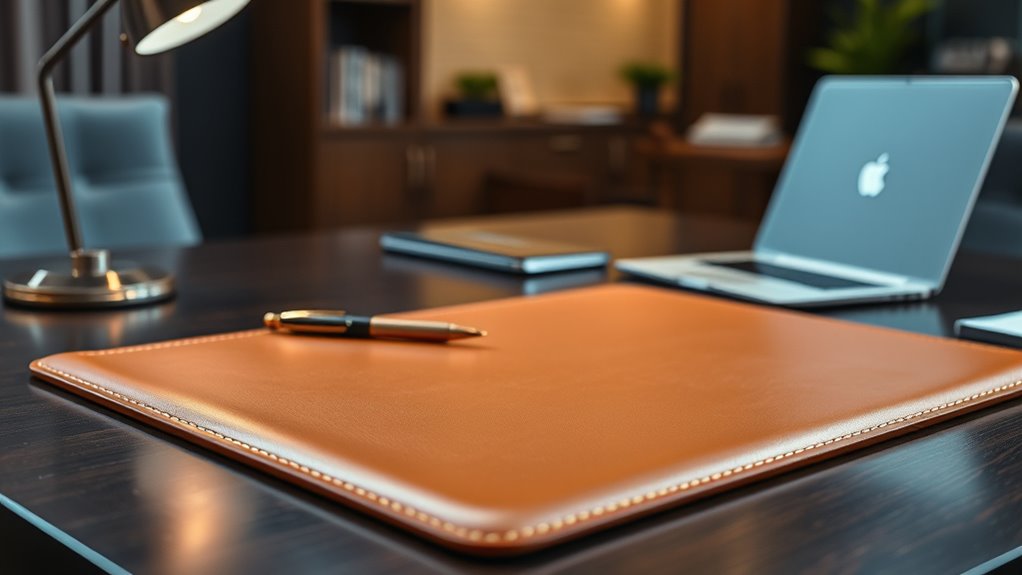 top leather desk pads
