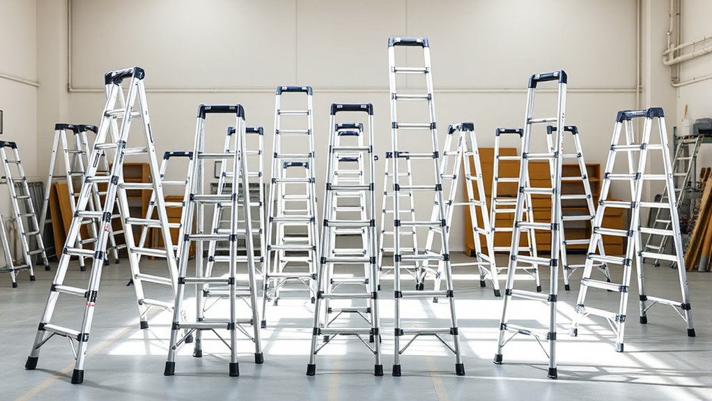 top multi position folding ladders
