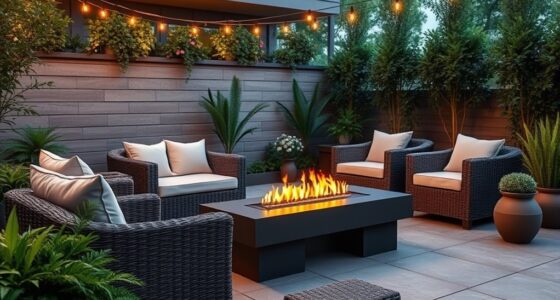 top outdoor electric fireplaces