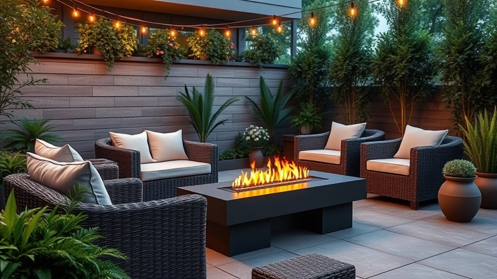 top outdoor electric fireplaces