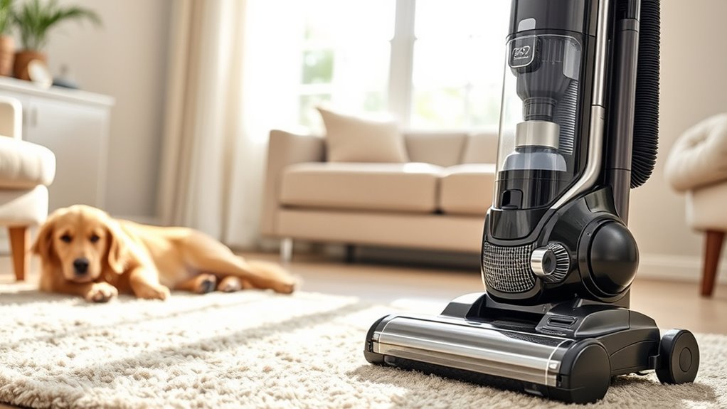 top pet hair upright vacuums