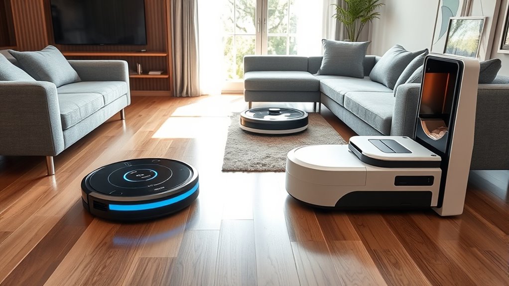 top self emptying cleaning robots