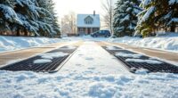 top snow melting mats