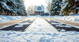 top snow melting mats