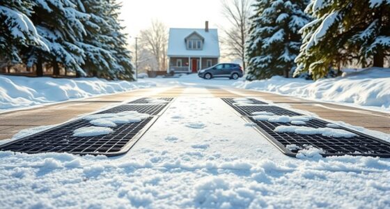top snow melting mats
