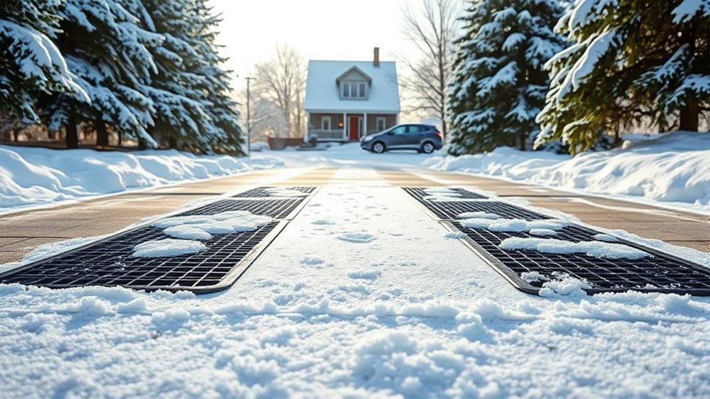 top snow melting mats