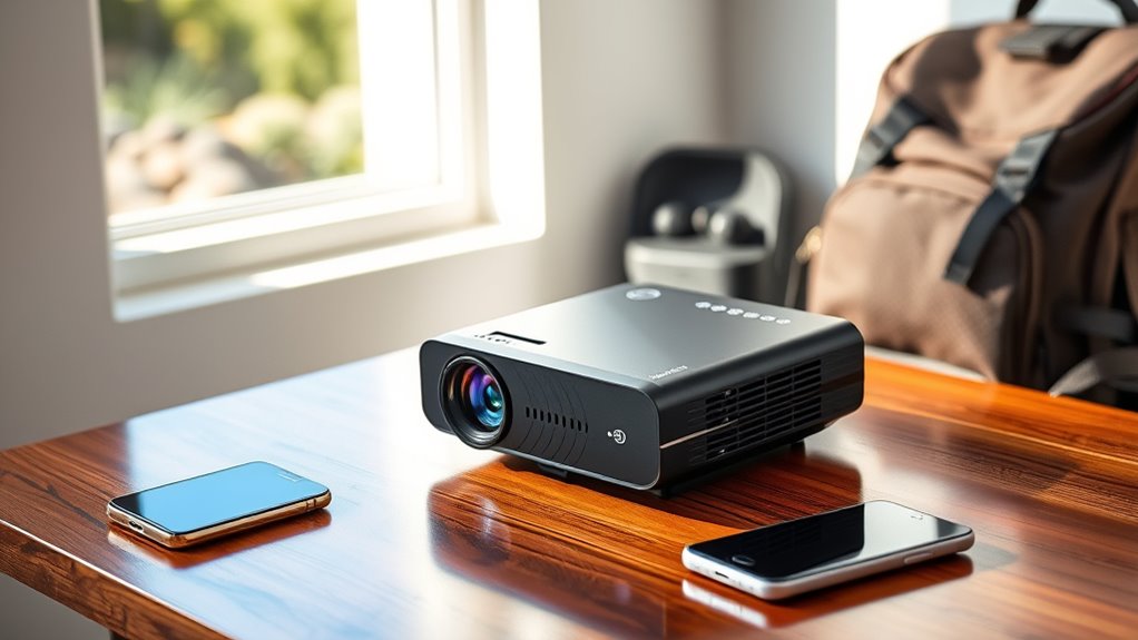 top travel friendly portable projectors