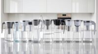 top water filter pitchers