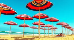 top windproof beach umbrellas