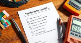 transfer switch wiring checklist