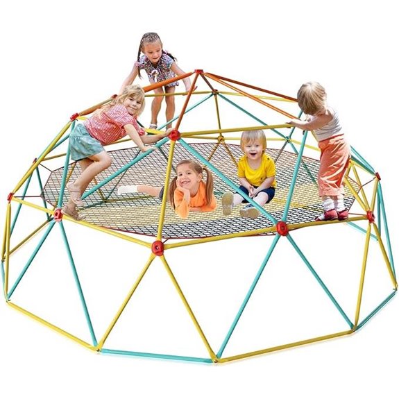 15 Best Outdoor Climbing Domes for Adventure and Fun 15 10FT Climbing Dome with Cargo Net for Kids