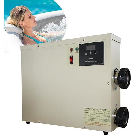 10 Best Swimming Pool Heaters for Warm Waters All Year Round 6 Upgrade 11KW Digital Electric Pool Heater