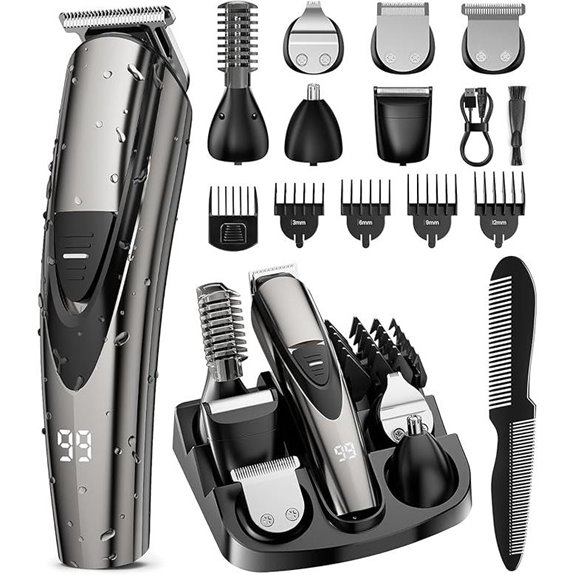 15 Best Beard Grooming Kits to Achieve a Sharp, Stylish Look in 2026 7 SHPAVVER 12-in-1 Cordless Beard & Hair Trimmer