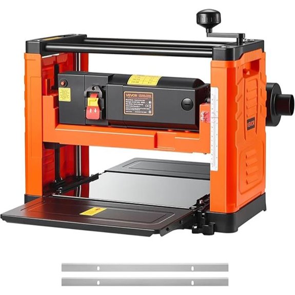 VEVOR 13-Inch Thickness Planer with Dual Rollers