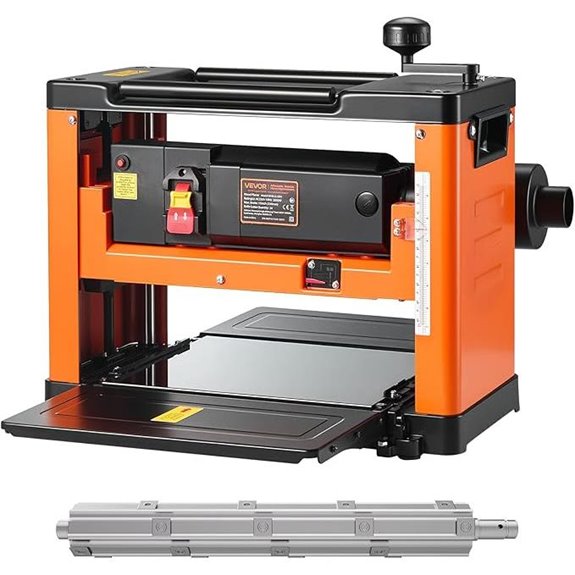 VEVOR 13-Inch Spiral Thickness Planer with Motor