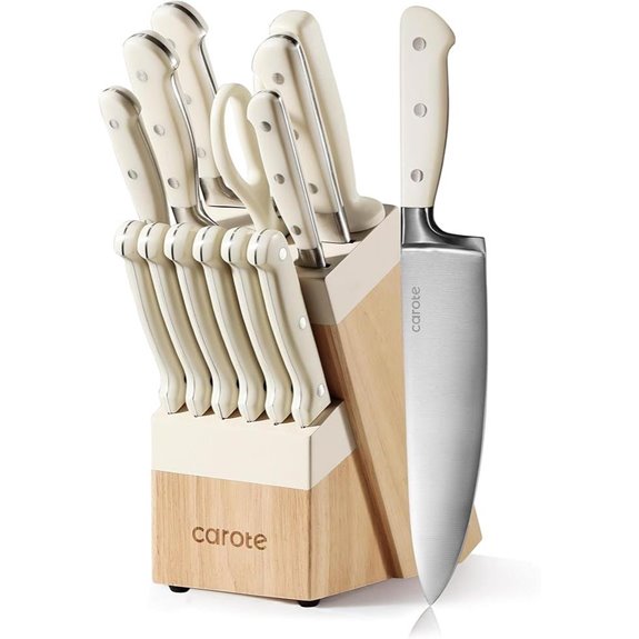 15 Best Knife Block Sets for 2026 That Chefs Swear By 5 Carote 14-Piece Forged Knife Set with Block
