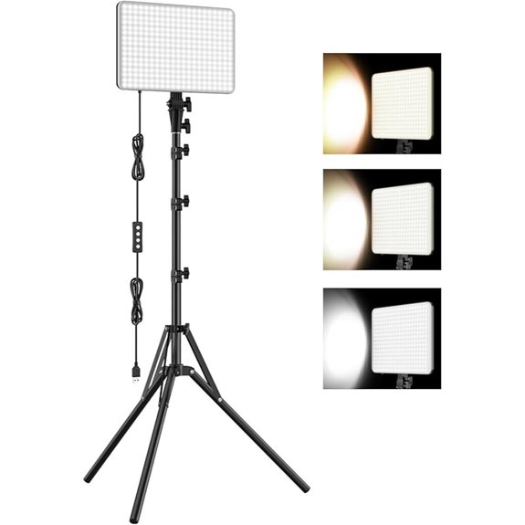 Anautin 15W LED Video Lighting Kit with Stand