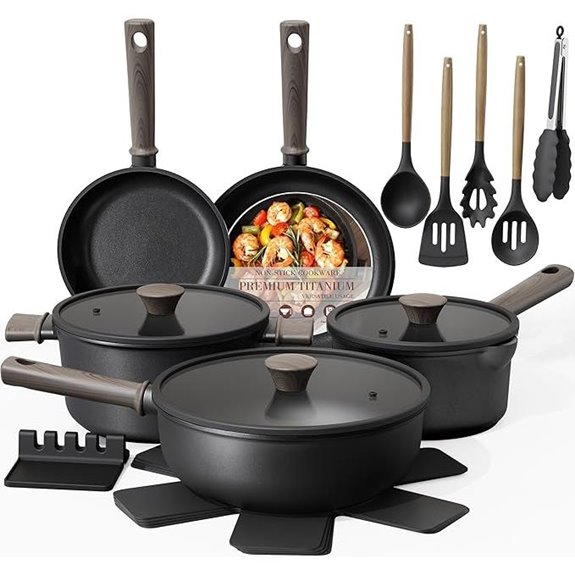 Astercook Non-Stick 19-Piece Cookware Set