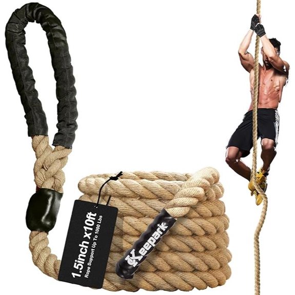15 Best Dynamic Rope Climbs for 2026 That Boost Your Skills 6 Climbing Rope 1.5 Inch Diameter for Fitness & Indoor/Outdoor