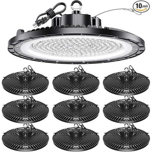 10 Best Shop Light LED High Bays for Bright, Efficient Lighting in Your Warehouse 6 UFO High Bay Light 200W 10-Pack