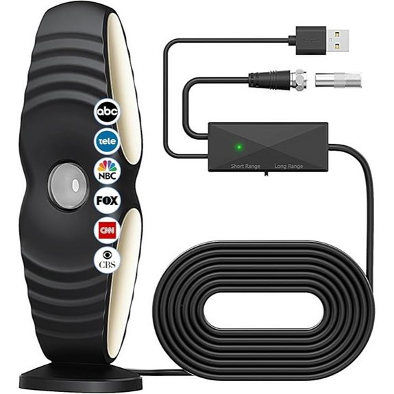 15 Best Indoor TV Antennas That Deliver Crystal-Clear Channels 8 2025 Indoor/Outdoor HD TV Antenna with Signal Booster