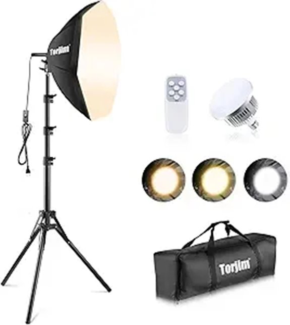 Torjim 20 Softbox Lighting Kit with LED Bulbs