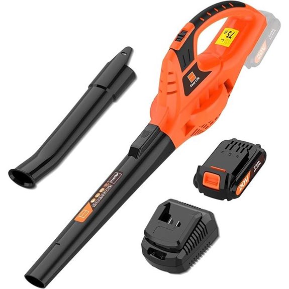 21V Cordless Leaf Blower with Rechargeable Battery