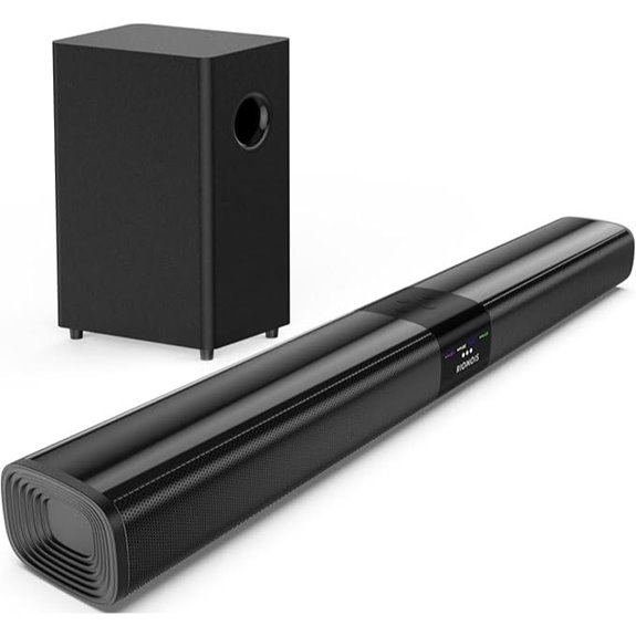 Saiyin 24-Inch 100W Soundbar with Subwoofer and Bluetooth