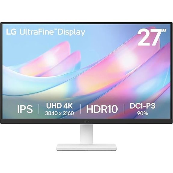 LG 27US500-W 27-Inch 4K UHD Monitor with HDR