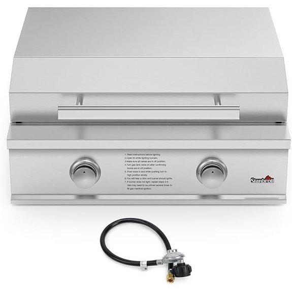 Stanbroil 28-Inch Stainless Steel Liquid Propane Griddle