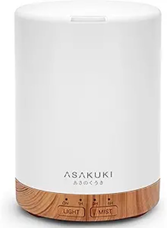 15 Best Humidifiers for Nurseries That Promote Healthy, Happy Babies 3 ASAKUKI 300ML Essential Oil Diffuser with Lights