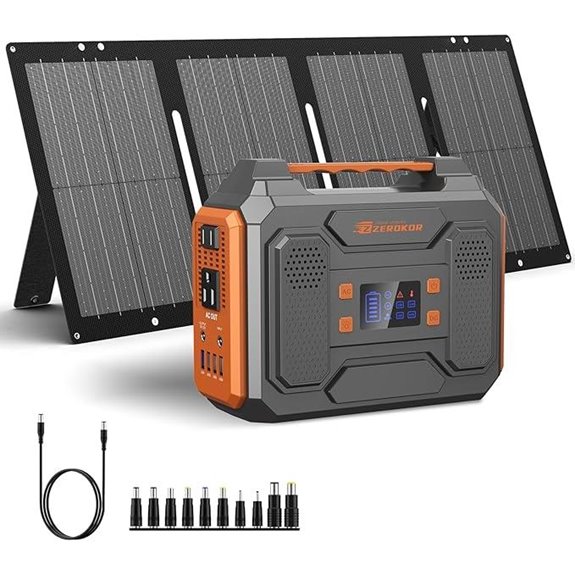 15 Best Portable Solar Generators for 2026 5 Portable Solar Generator 300W with Foldable Solar Panel